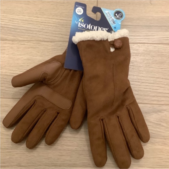 NWT Isotoner cognac women’s smart dri gloves❤️❤️❤️❤️ - Picture 2 of 6